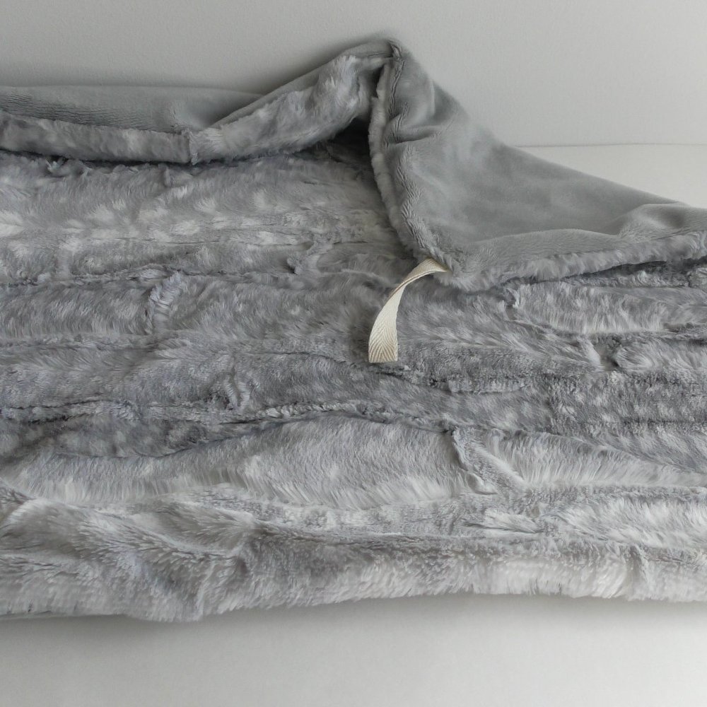 Gray Fawn Pet Comforting Calming Blanket